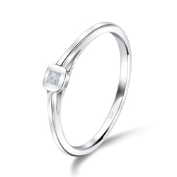 Minimalist Designed Silver Ring NSR-4068
